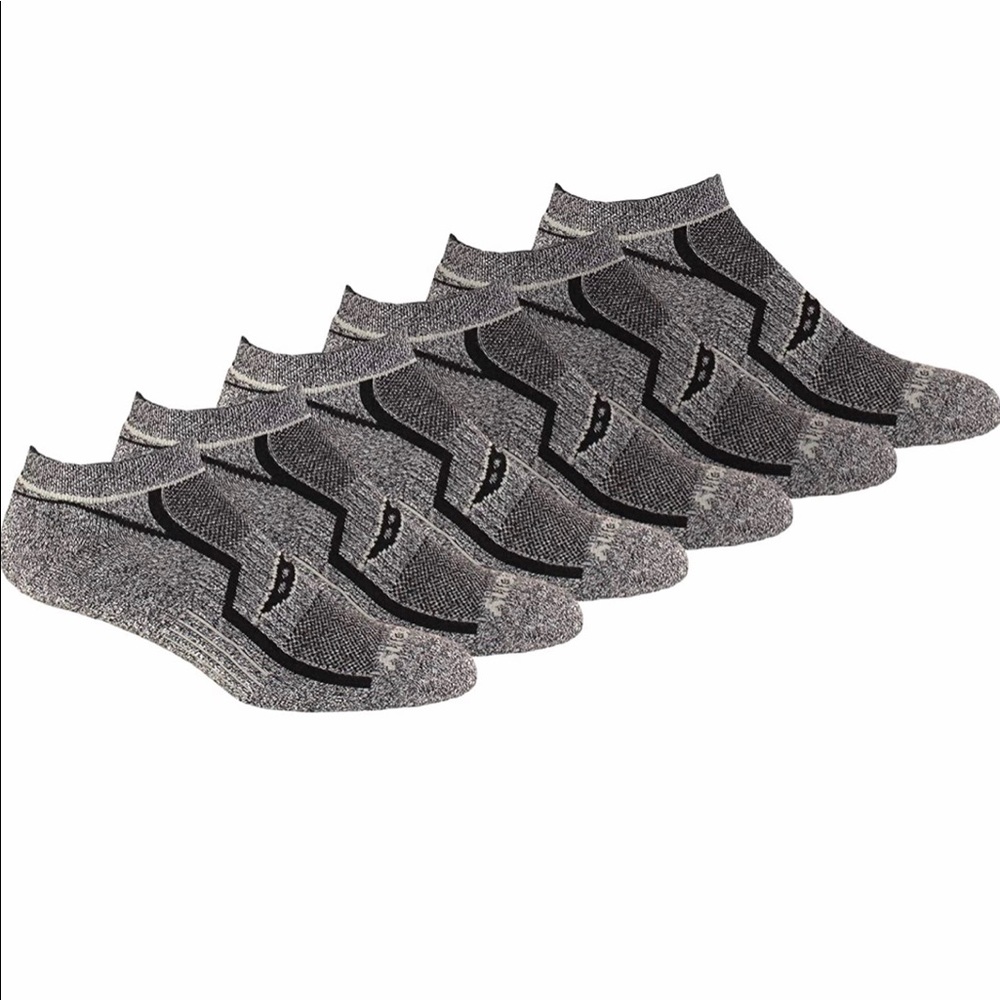 Saucony Men's 6 Pack Performance Socks |Size:8-12 - Picture 3 of 8